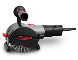 [CT13551-110RSV] crown 110mm, 4 inch, 1400 w حفافه+ ماكنة جلخ شكل صاروخ  