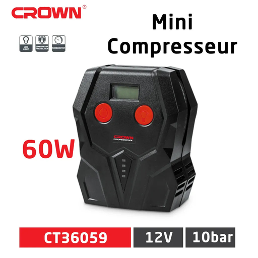 [CT36059]  منفاخ هواء 12 فولت 60 واط كراون